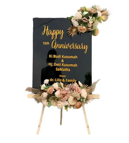 Papan Bunga Akrilik Wanaherang