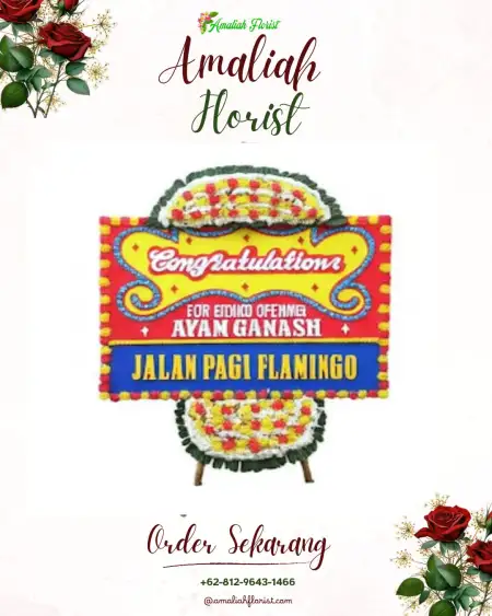 Sewa Papan Bunga Wanaherang